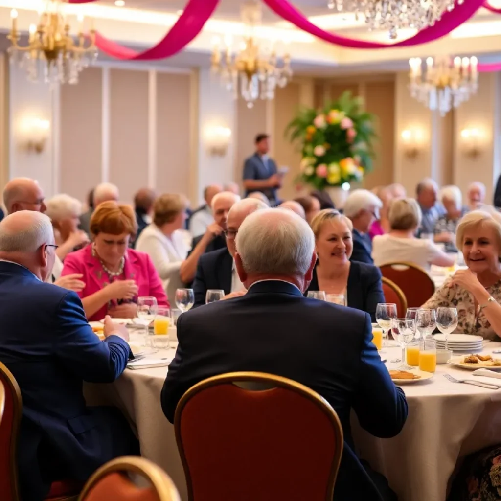 Guests enjoying the Chick Lit Luncheon in Dallas