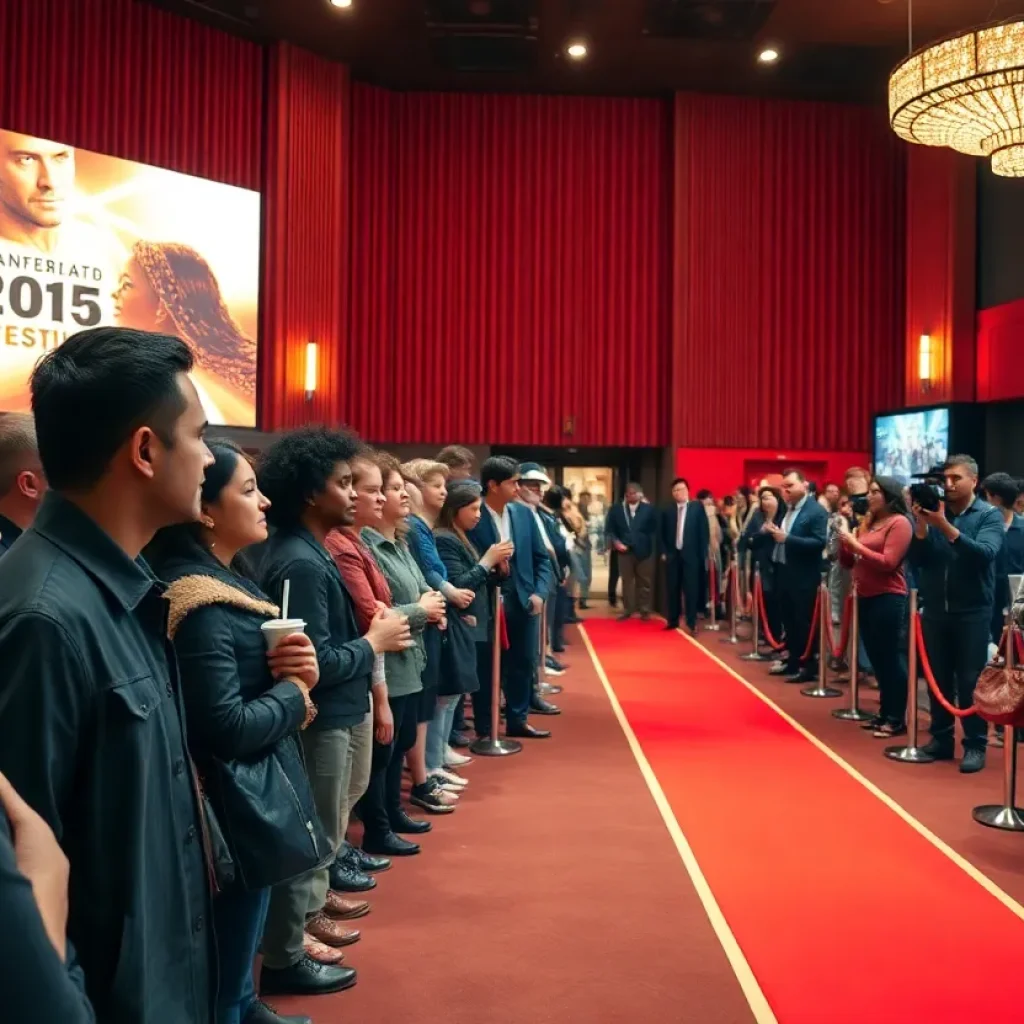 Red carpet event at the Dallas International Film Festival 2025