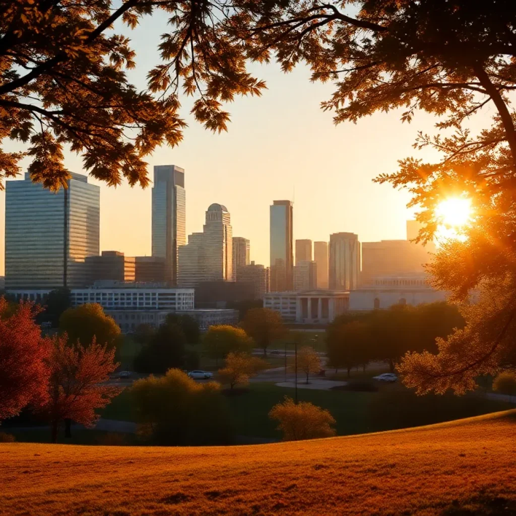 Landscape of Dallas representing cultural change and opportunity