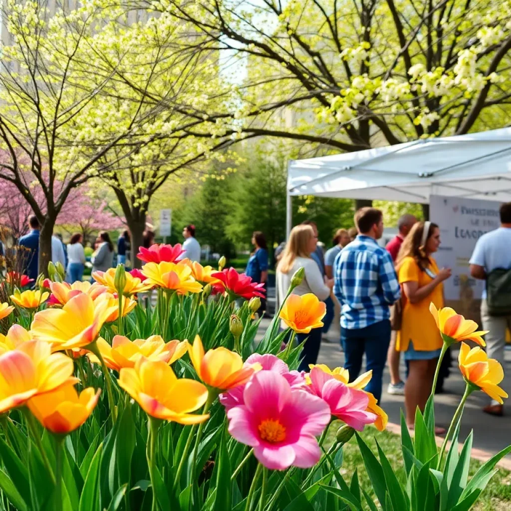 Community members coming together for the Dallas spring fundraising campaign