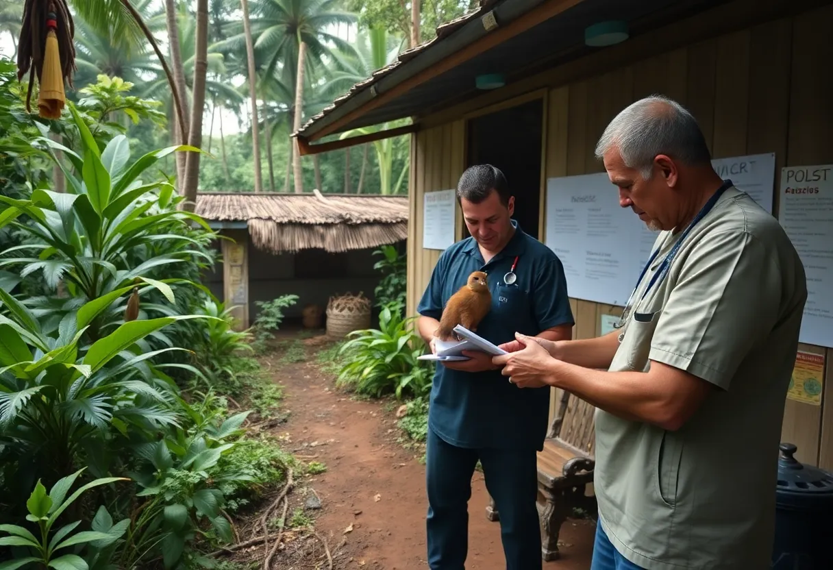 Veterinary center in the Amazon focusing on wildlife and biodiversity