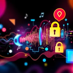 Collaboration graphic for AdTonos and NumberEight in digital audio advertising