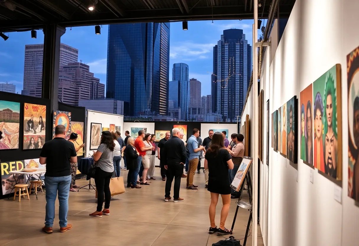 Vibrant Dallas arts scene with diverse artistic expressions
