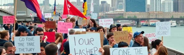 Dallas Protestors Rally Against Trump’s Policies