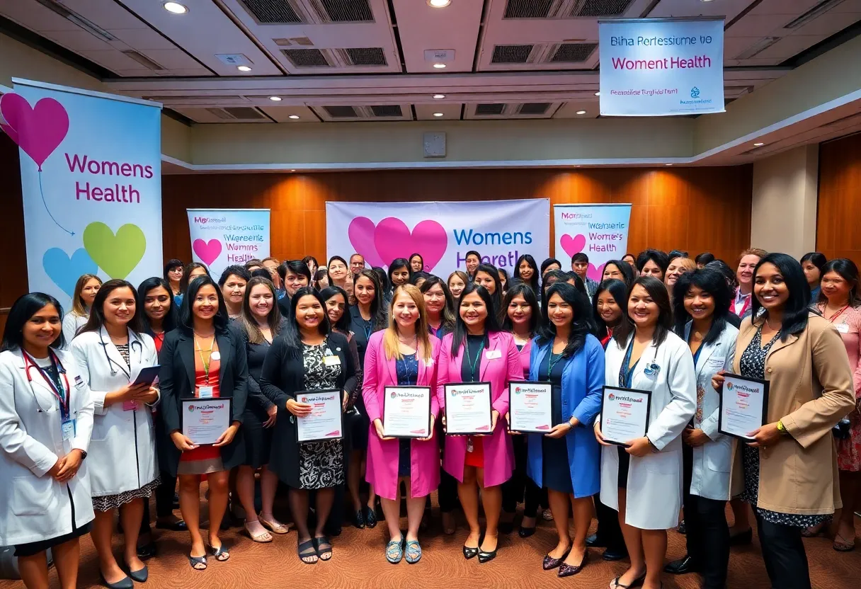 Awards ceremony for women's health advocates in Dallas