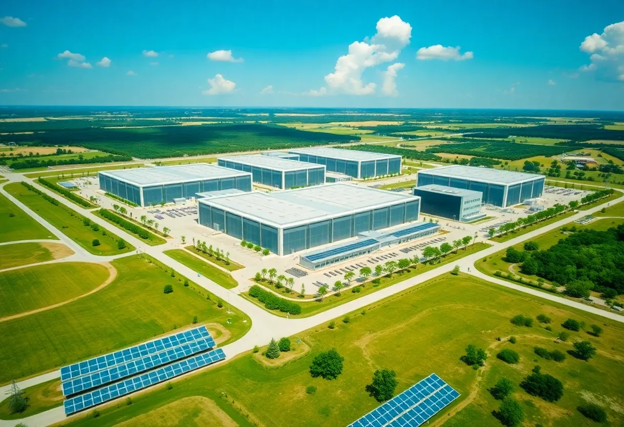 Data Center Megasite in Lockhart, Texas