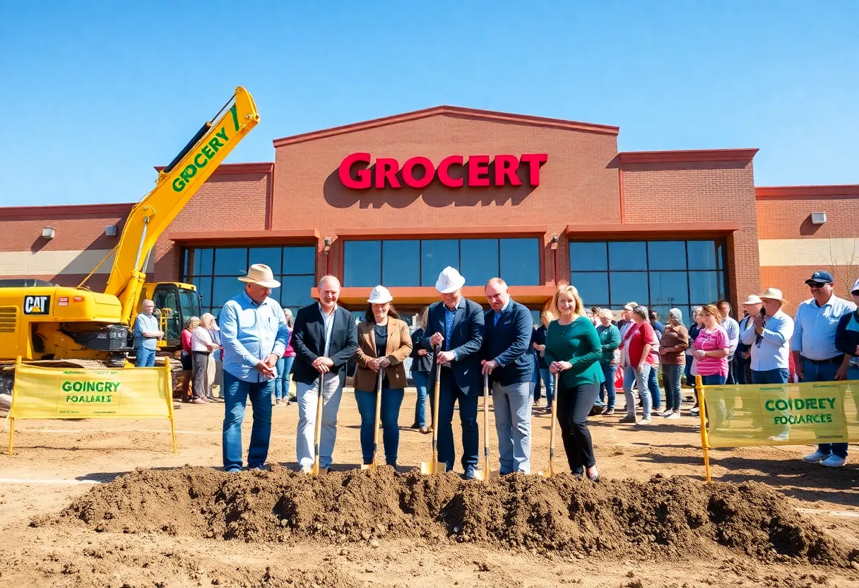 Groundbreaking Ceremony for H-E-B in Manor