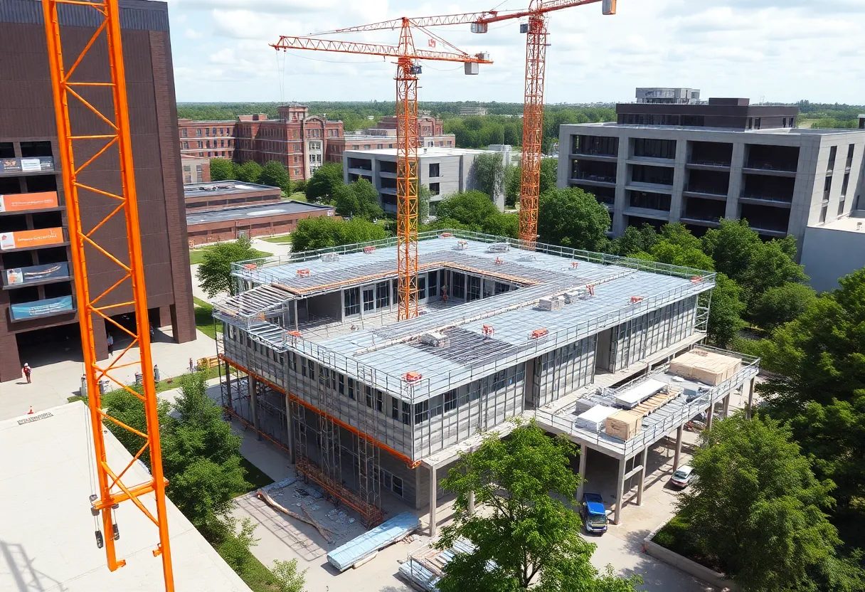 Mulva Hall Construction Site