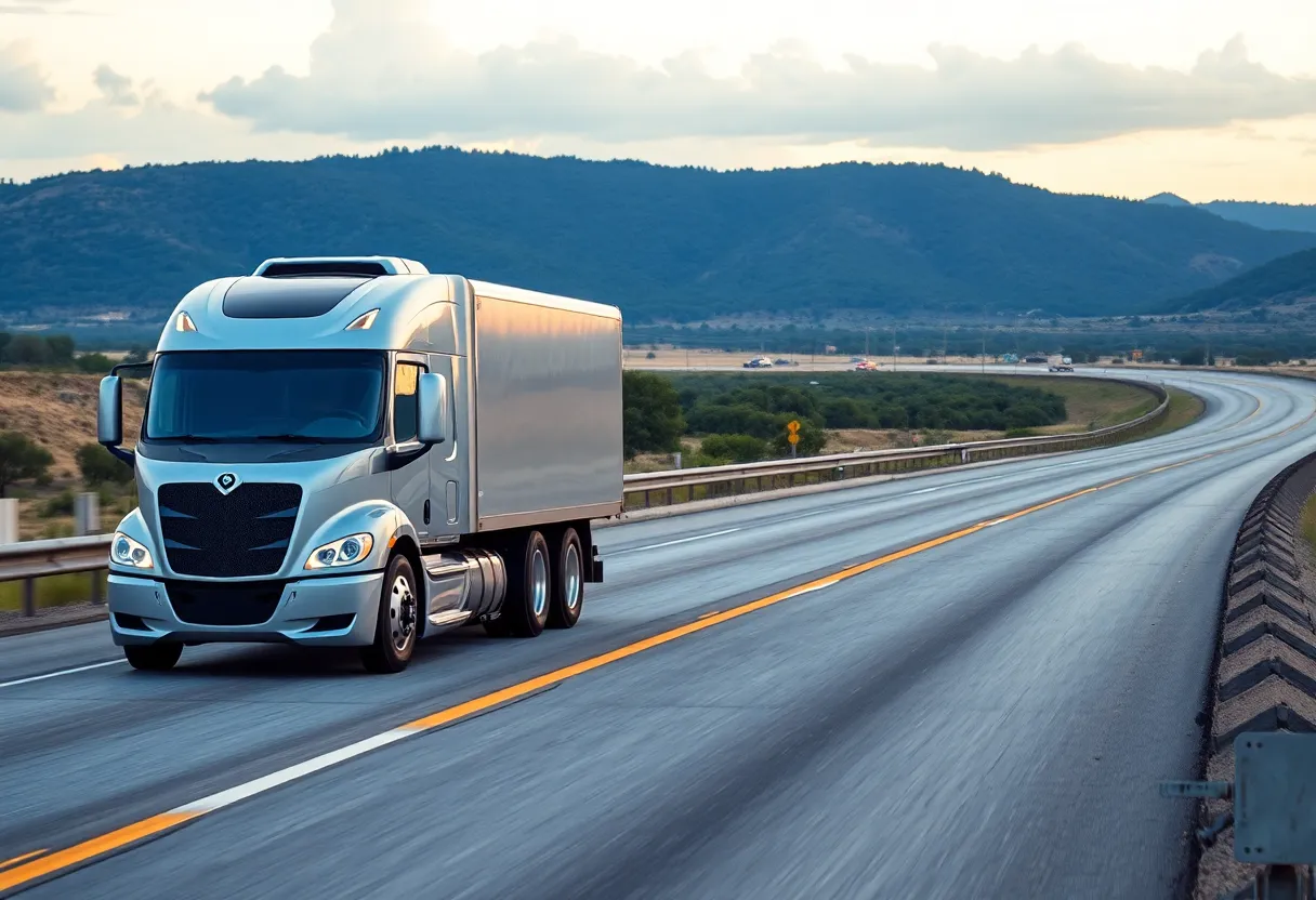 Self-Driving Truck in Texas