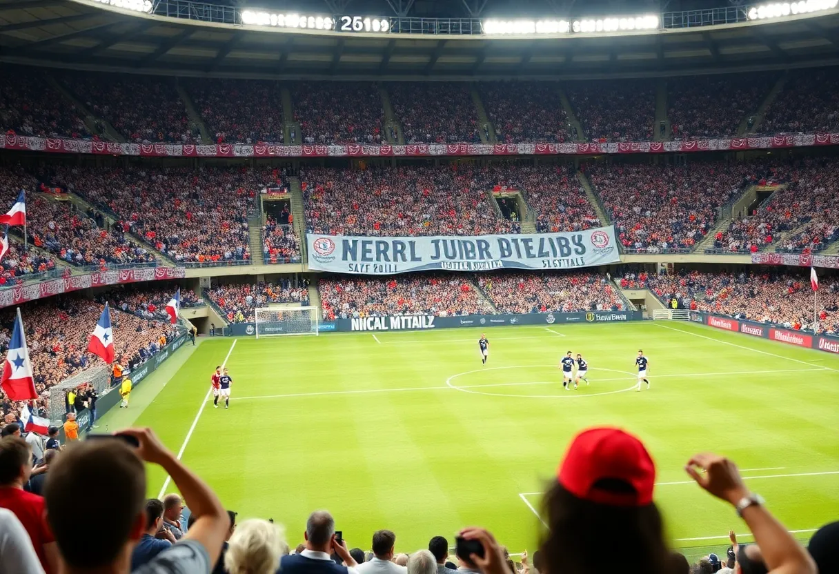 Fans cheering at the Texas Derby