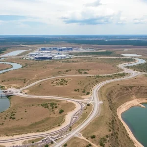 A visual representation of Texas water supply infrastructure.
