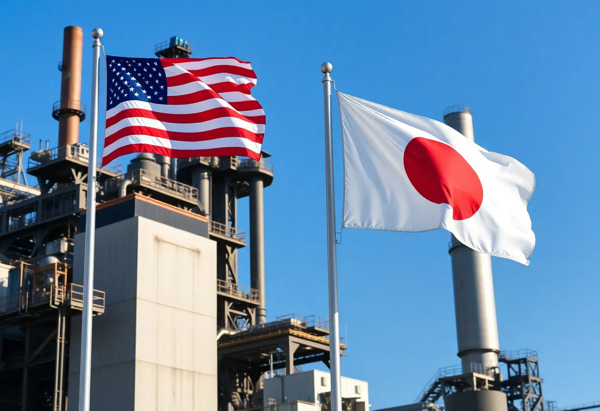 Symbolic representation of U.S. Steel and Nippon Steel partnership