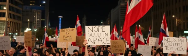 Large Anti-ICE Protest Unfolds in Dallas