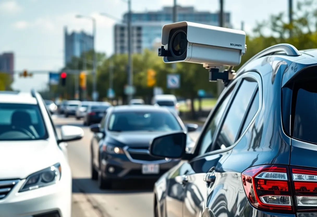 Modern surveillance technology in Dallas aiding in auto theft reduction