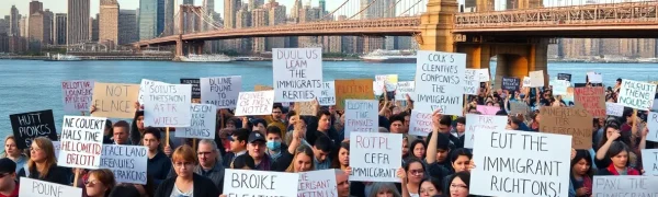 Dallas Protest Against ICE Raids Draws Hundreds