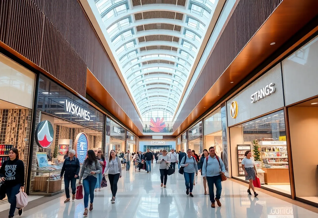 Galleria Dallas shopping mall with new stores