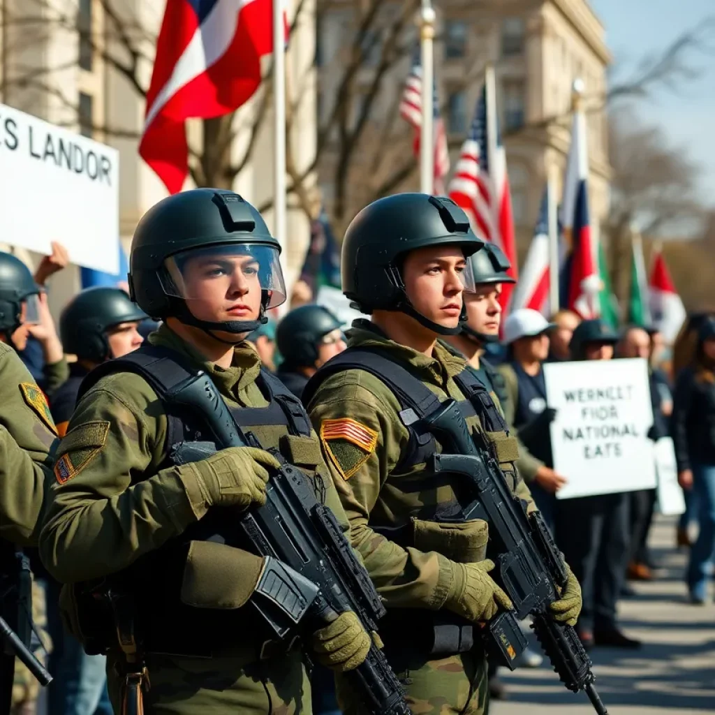 Texas National Guard deployed for upcoming protests