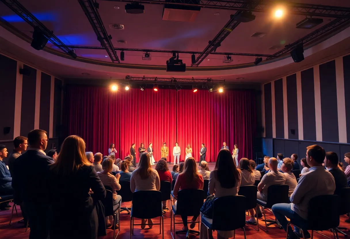 Actors auditioning at Undermain Theatre in Dallas