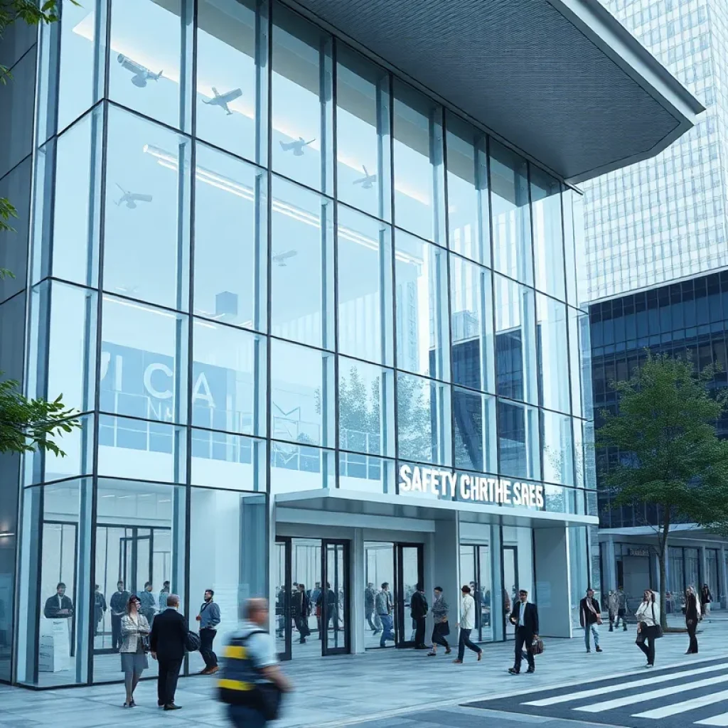 Artistic rendering of the Uptown Dallas Safety Headquarters