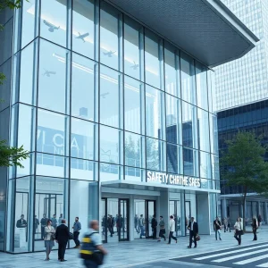 Artistic rendering of the Uptown Dallas Safety Headquarters