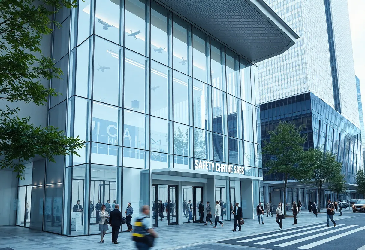Artistic rendering of the Uptown Dallas Safety Headquarters