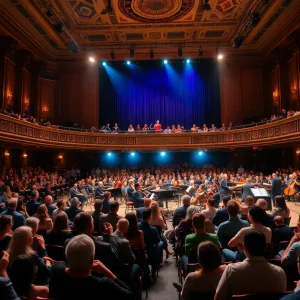 Audience enjoying the Van Cliburn International Piano Competition at Bass Performance Hall