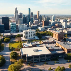 Aerial view of Dallas showcasing its skyline and family-friendly environment.