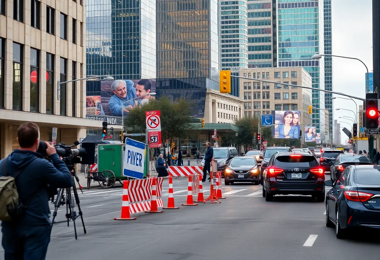 Road closures in Dallas during filming of 'Landman'