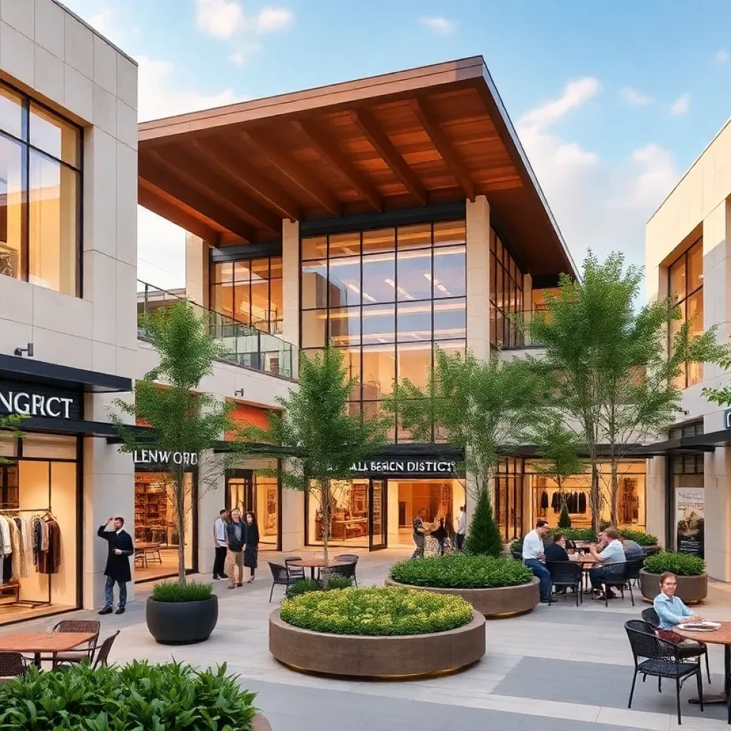 Architectural rendering of The Seam in Dallas Design District