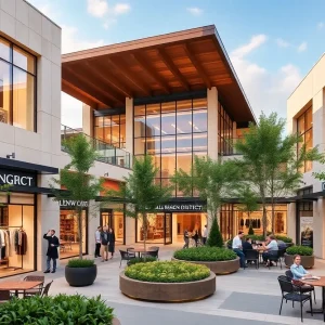 Architectural rendering of The Seam in Dallas Design District