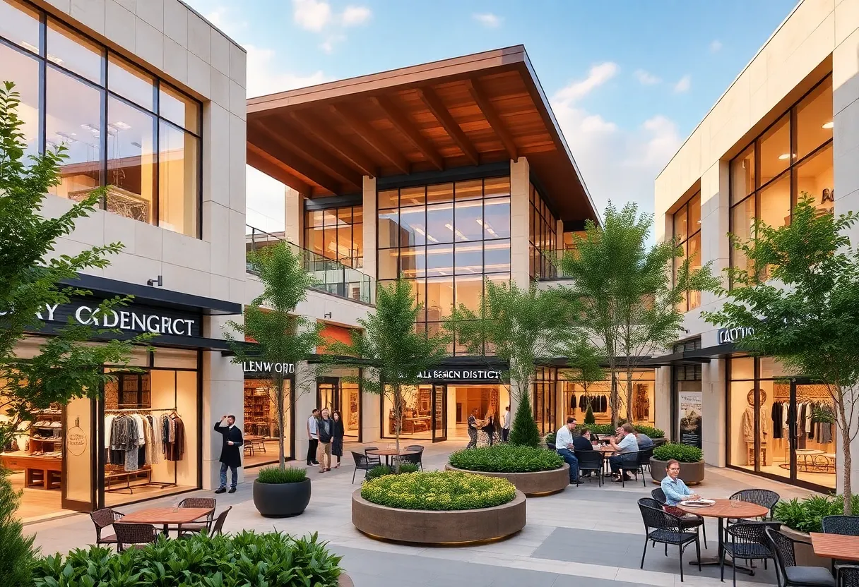 Architectural rendering of The Seam in Dallas Design District