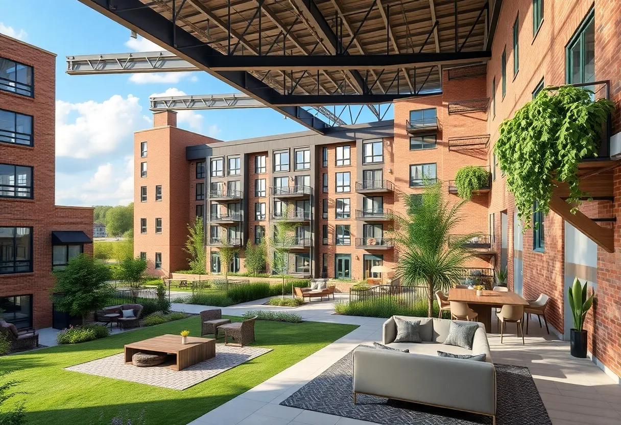 Warehouse and Factory Student Housing Community