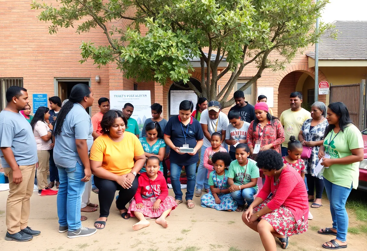 A vibrant community scene depicting diverse development initiatives in North Texas.