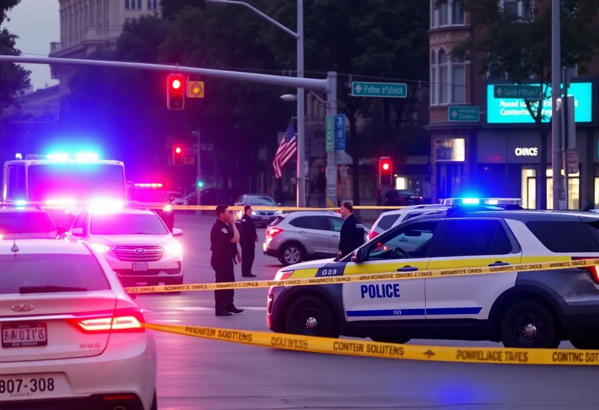 Police investigating a road rage shooting at a Dallas intersection