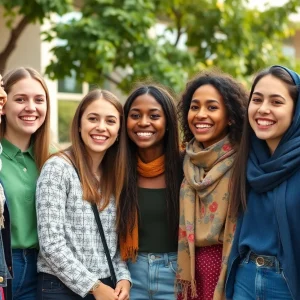 Young women engaged in a cultural exchange preparation for travel