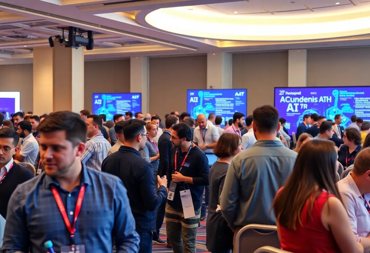 IT professionals networking at the IGNITE 2025 conference