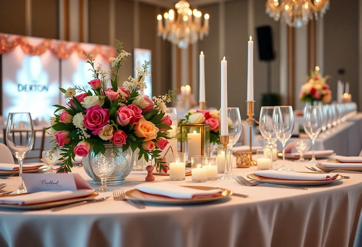 Elegant table setting at Kappa Tablescapes charity event in Dallas
