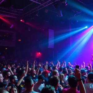 Crowd enjoying the OsamaSon Psykotic Tour concert