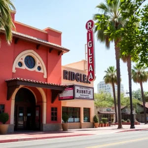 Exterior of the Ridglea Theater in Fort Worth, Texas