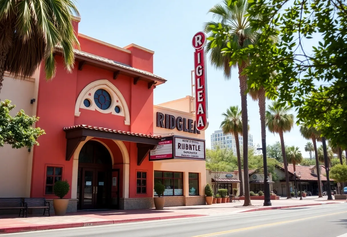 Exterior of the Ridglea Theater in Fort Worth, Texas