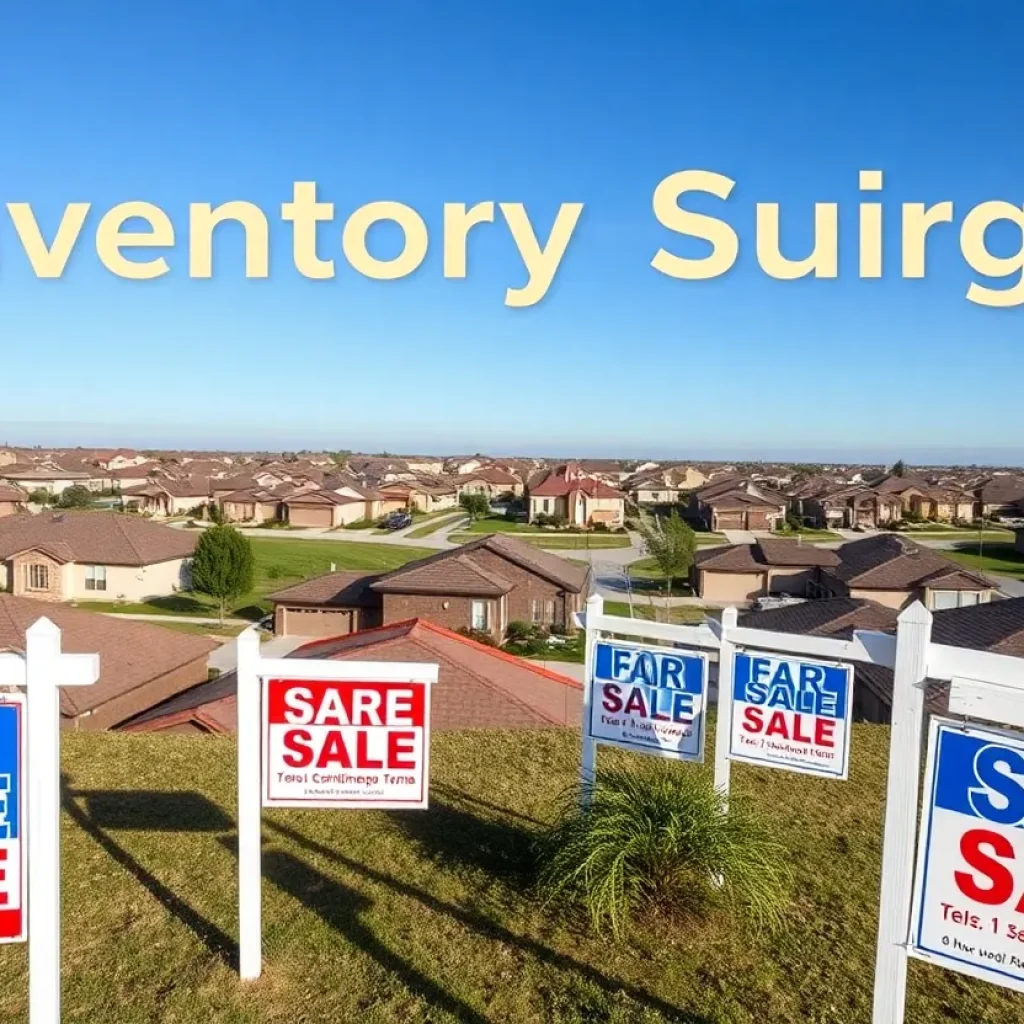 Panoramic view of Texas homes for sale