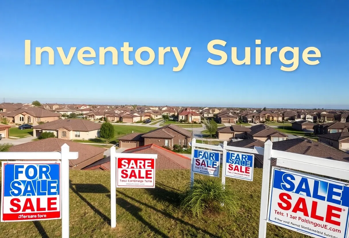Panoramic view of Texas homes for sale