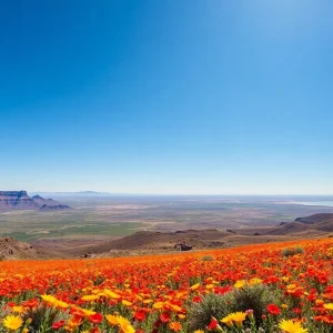 A vibrant array of Texas landscapes including wildflowers, mountains, and beaches