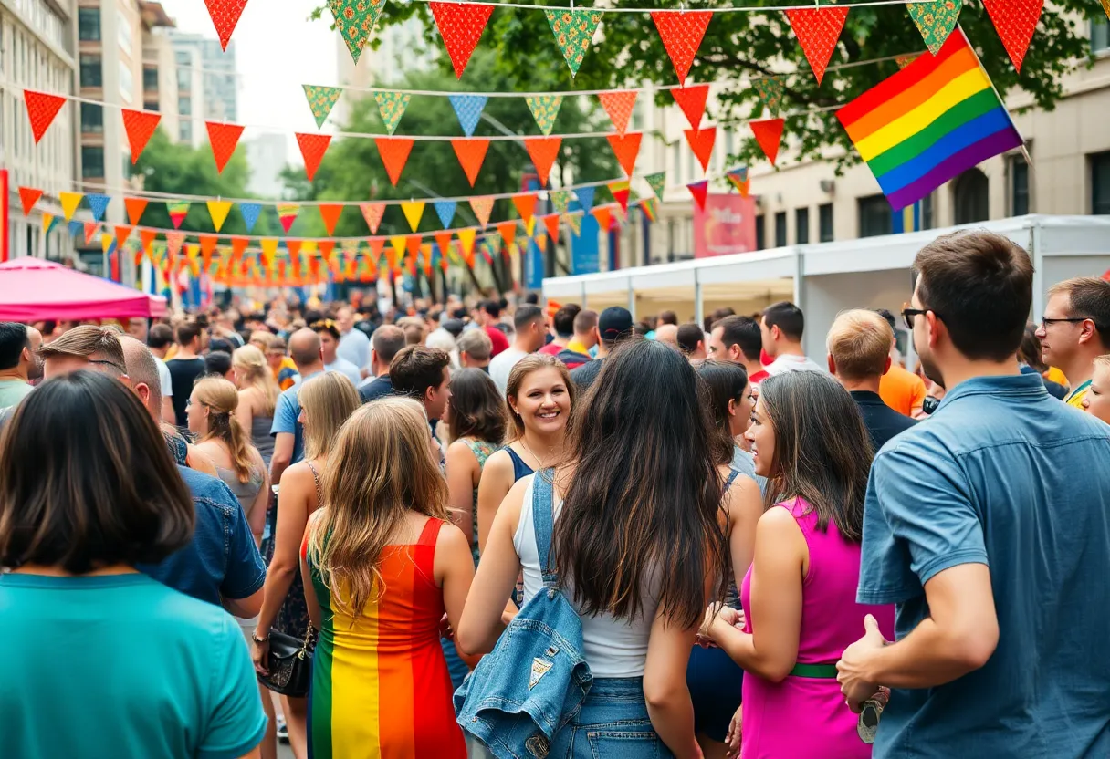 Crowd enjoying the Unleashed LGBTQ+ Conference and Festival in Dallas