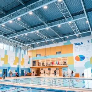 Rendering of the J.E.R. Chilton YMCA renovation plans in Rockwall