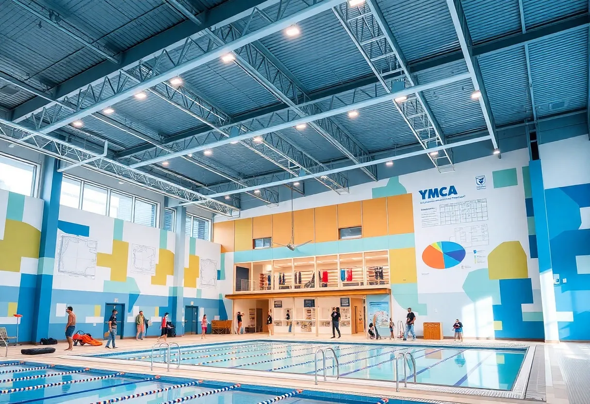 Rendering of the J.E.R. Chilton YMCA renovation plans in Rockwall