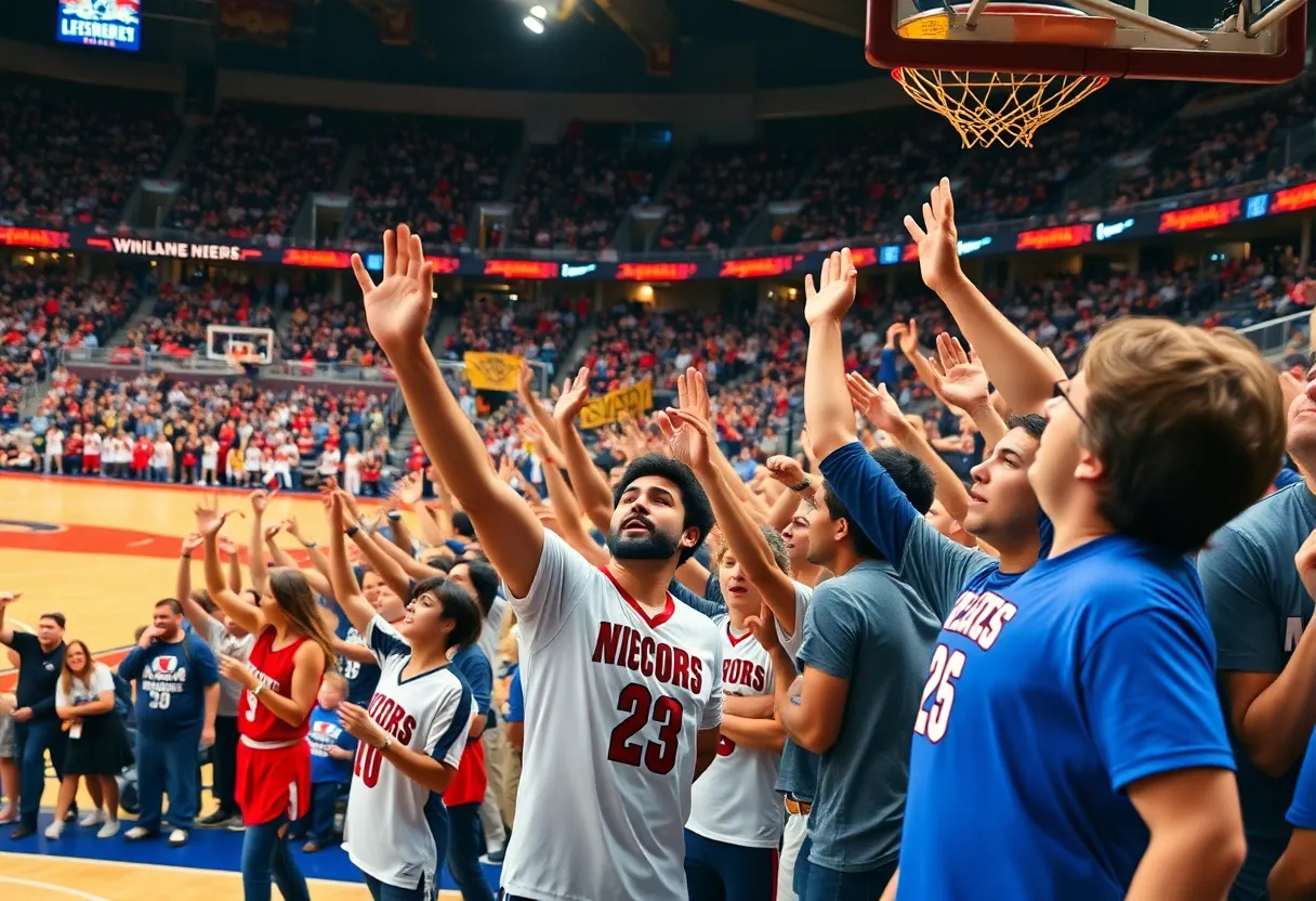 Arkansas and Texas Tech basketball teams compete at American Airlines Center.