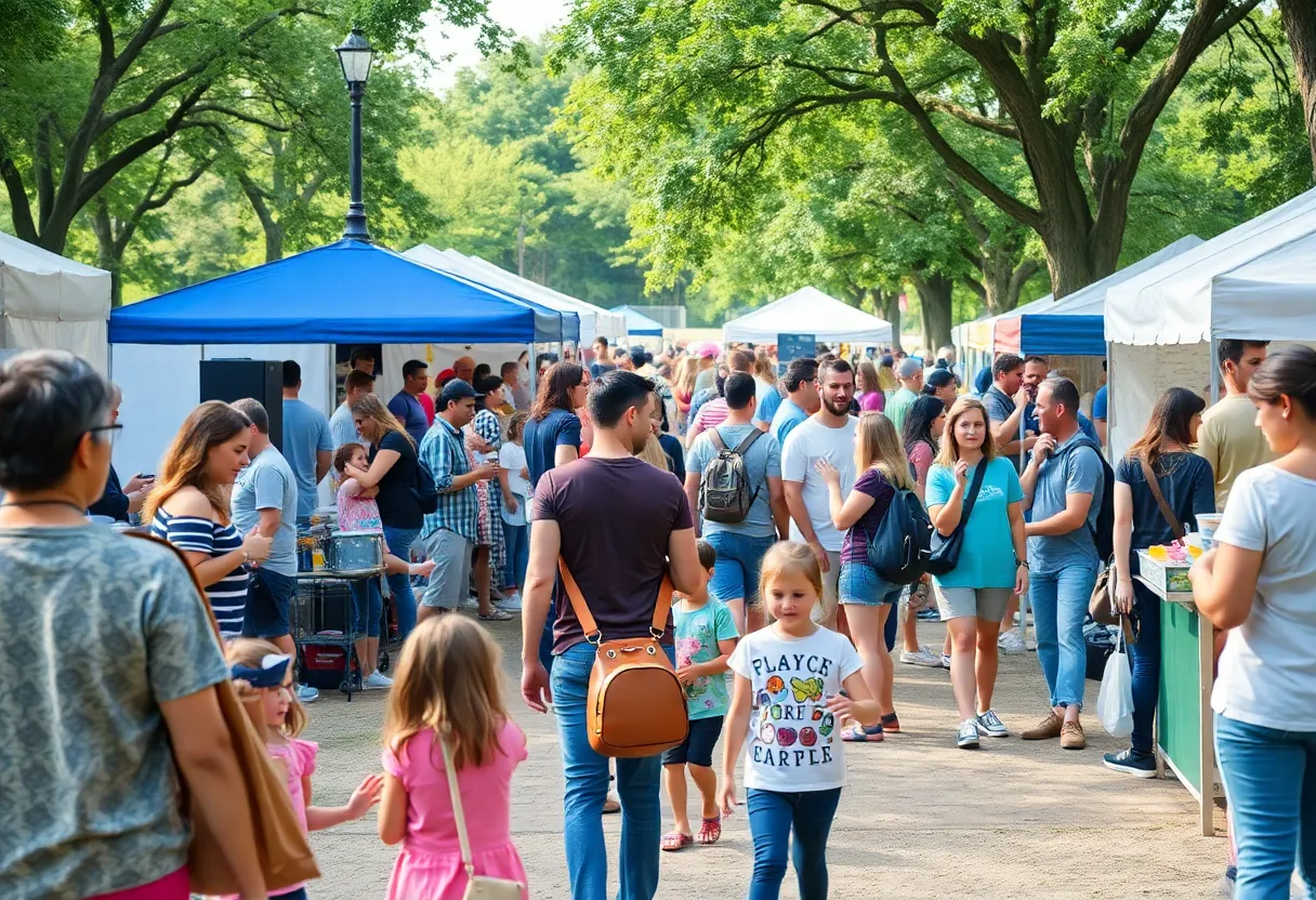Families enjoying community events in Dallas County