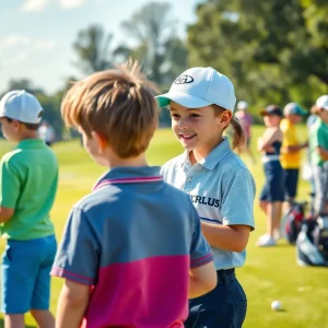 Youth golfers participating in the Crush It! Cup at Gleneagles Golf & Country Club
