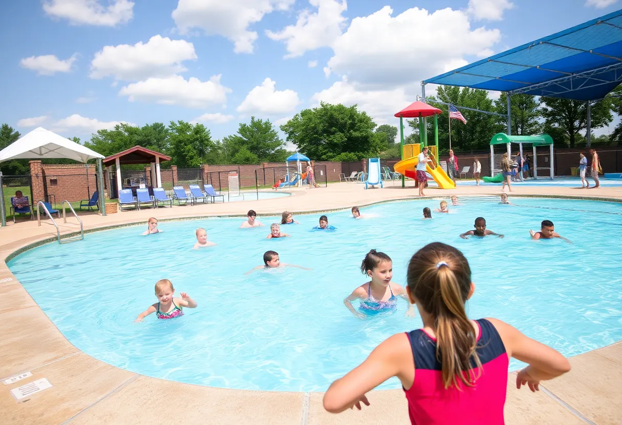 Families enjoying water activities at Dallas aquatics facilities